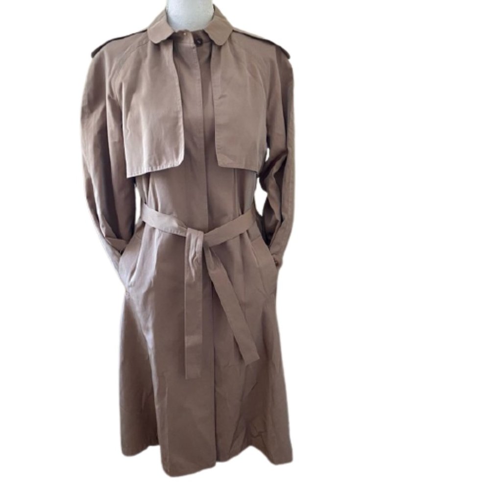 MHI Trench Coat Beige Rain Jacket